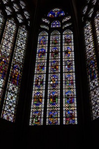 Narbonne Cathedral stained glass window