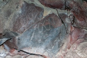 Pictographs in Great Painted Cave